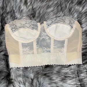 Out from under corset top